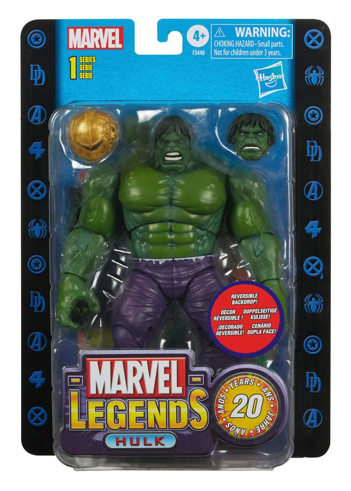Marvel Legends Series 20h Anniversary Series 1 Actionfigur 2022 Hulk 20 cm F34405L0 5010993956746