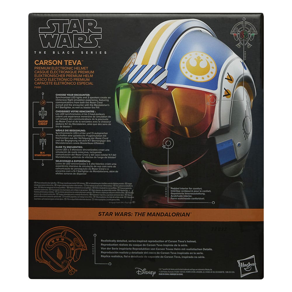 Star Wars: The Mandalorian Black Series Elektronischer Helm Carson Teva HASF9180 5010996196286