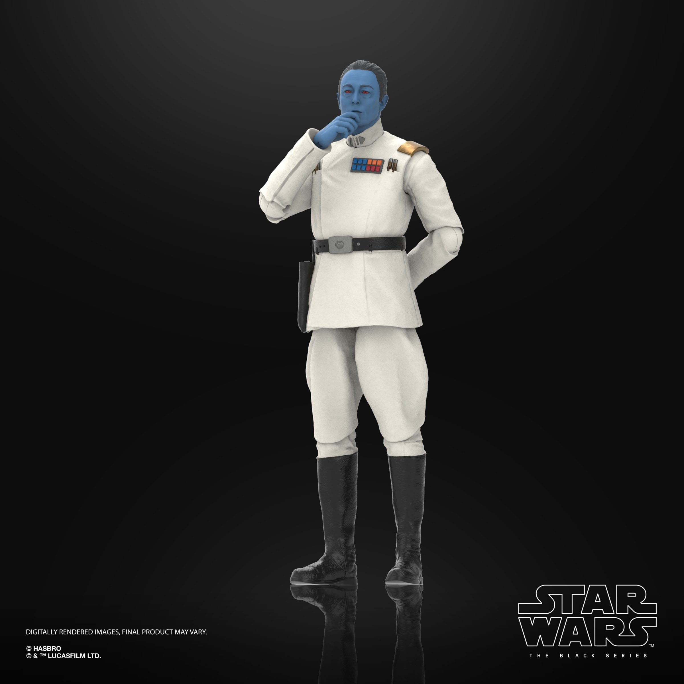 Star Wars: Ahsoka Black Series Actionfigur Grand Admiral Thrawn 15 cm HASG0021 5010996243928