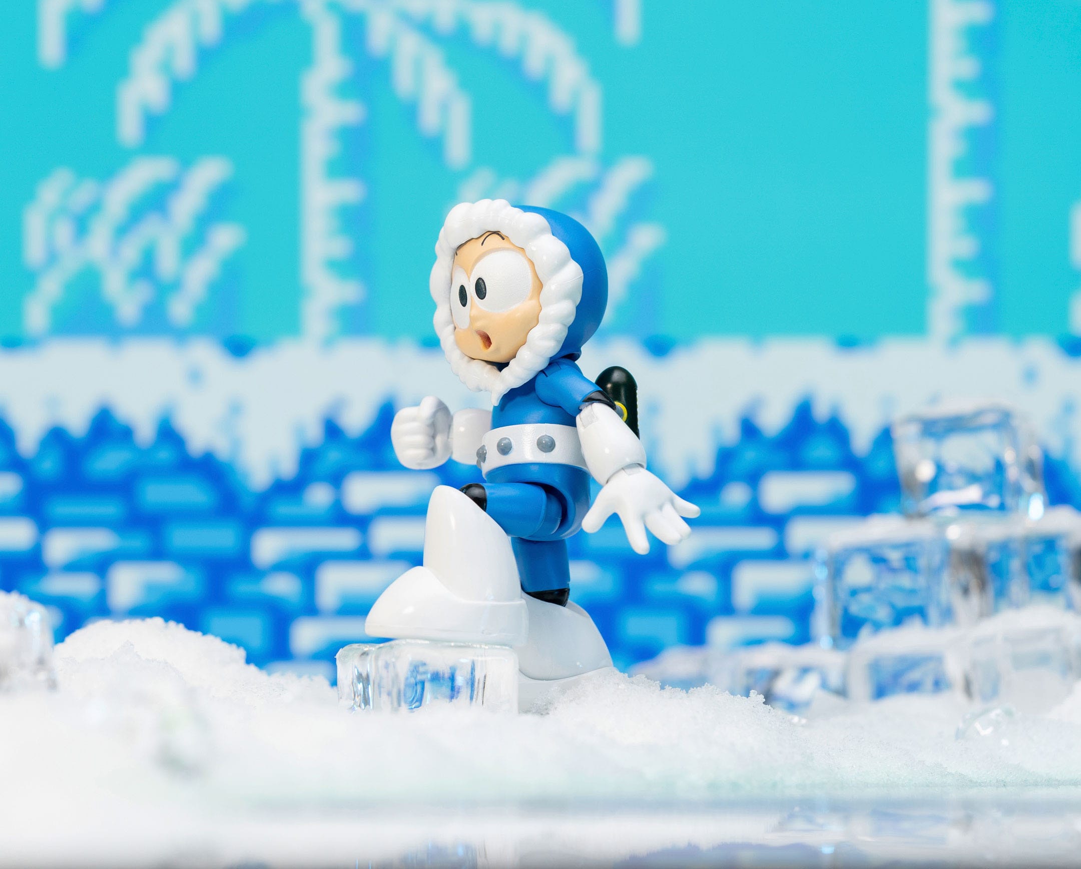 Mega Man Actionfigur Ice Man 11 cm JADA253251024 4006333085260