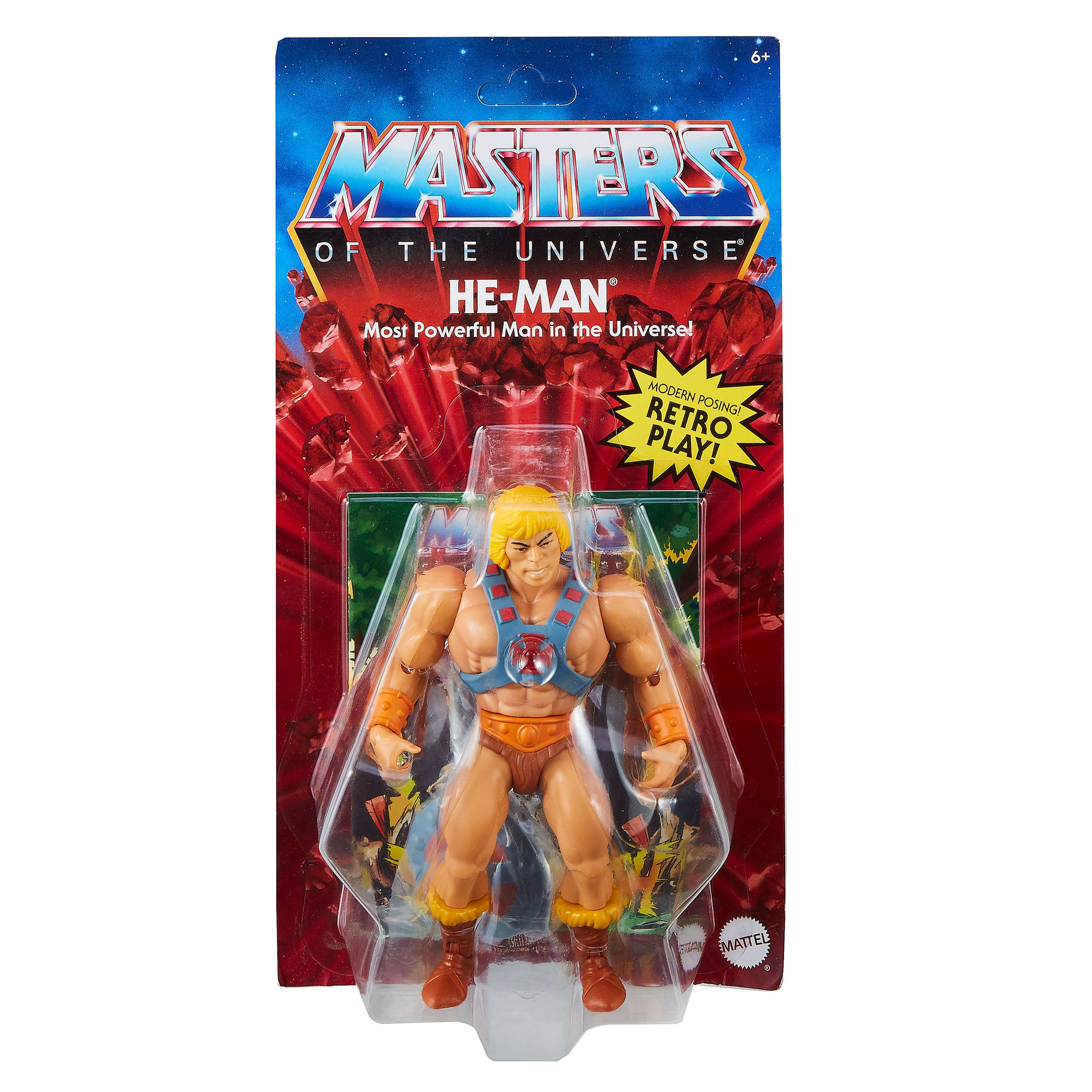 Masters of the Universe Origins Actionfigur 2021 Vintage Haed He-Man 14 cm (EU Karte) MATTHGH44 0194735049110