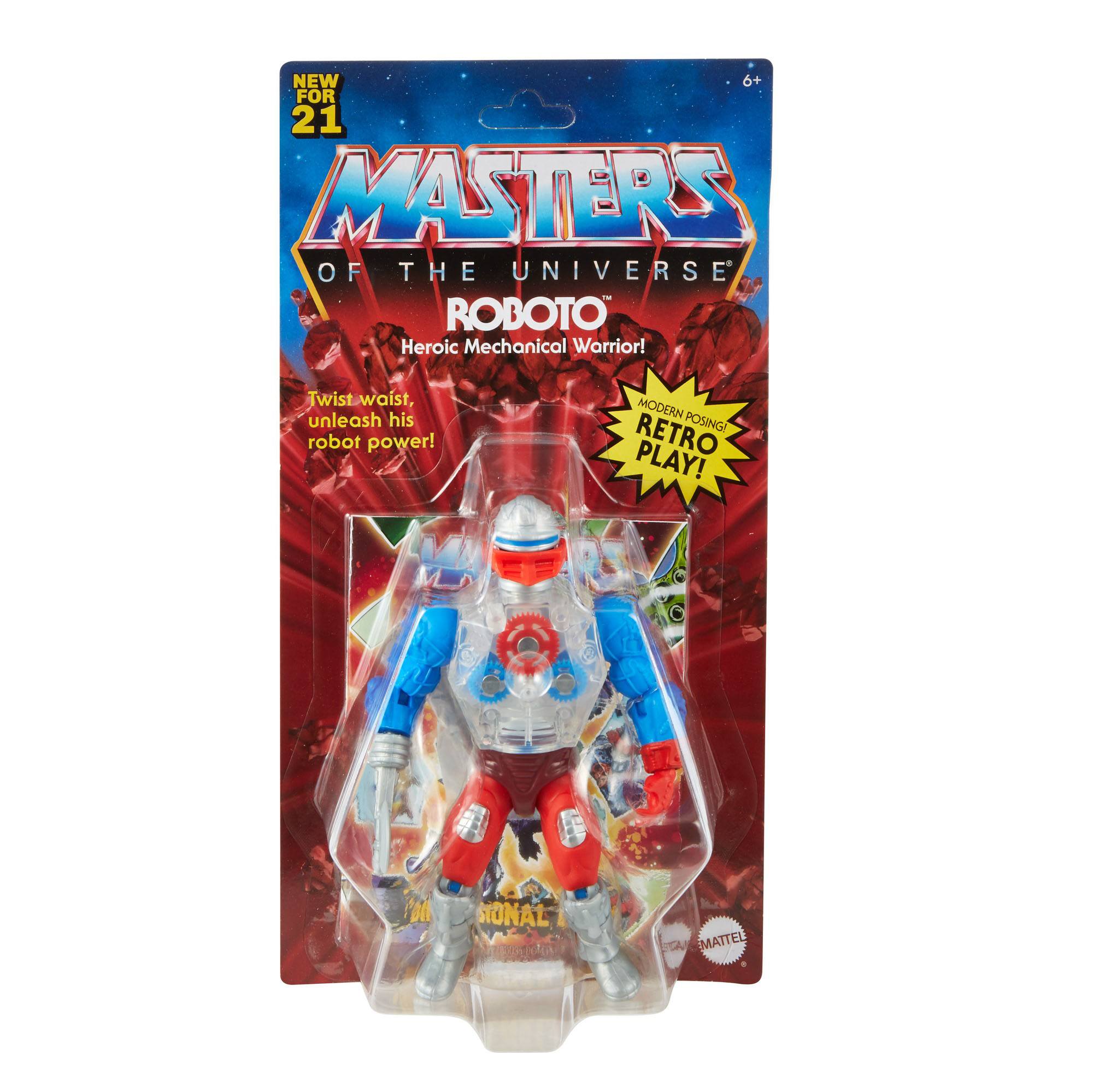 Masters of the Universe Origins Actionfigur 2020 Roboto 14 cm (EU Karte) MATTGRX00 887961913415
