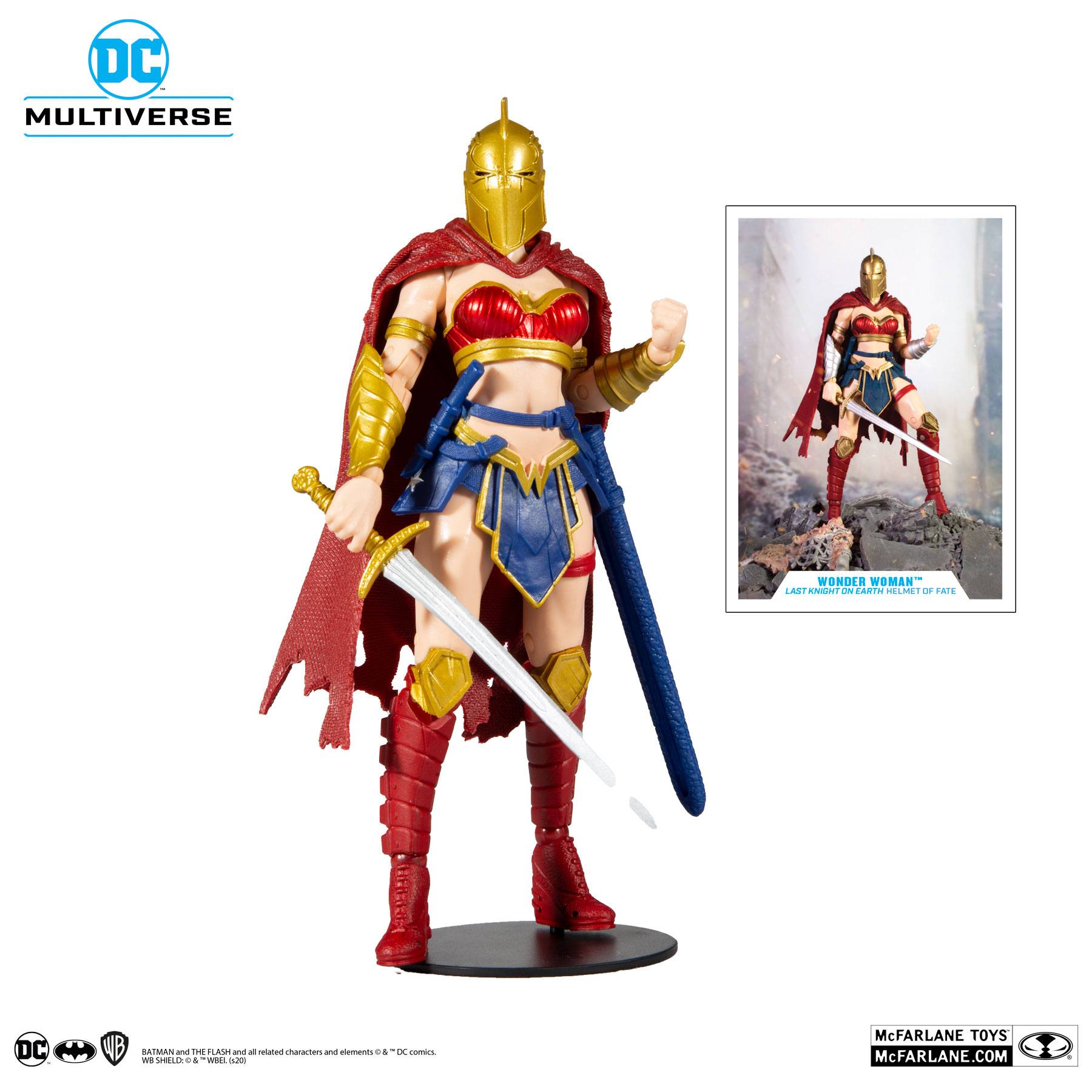 DC Multiverse Actionfigur LKOE Wonder Woman with Helmet of Fate 18 cm MCF15175-6 787926151756