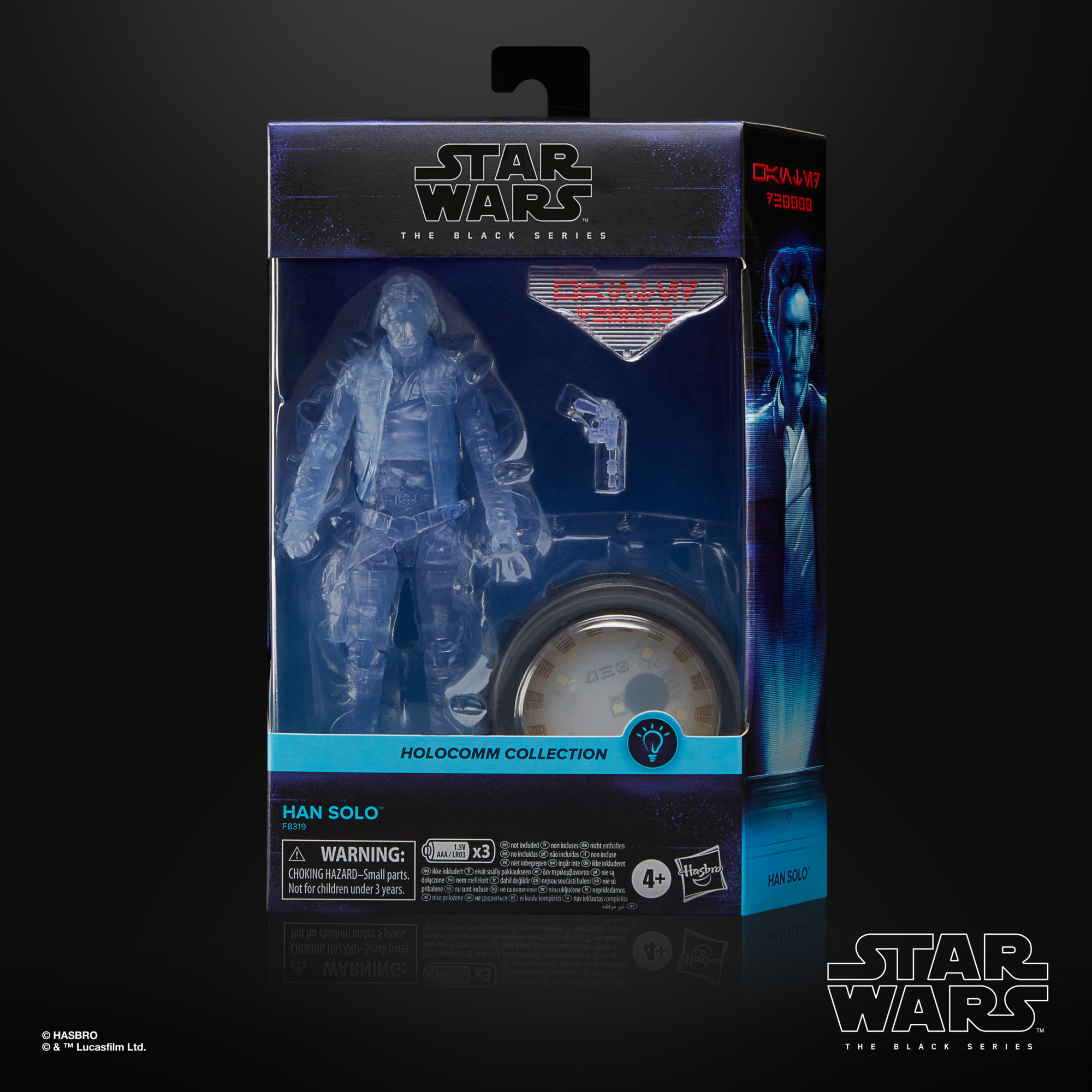 Star Wars The Black Series Holocomm Collection Han Solo Action-Figur (15 cm)   F8319 