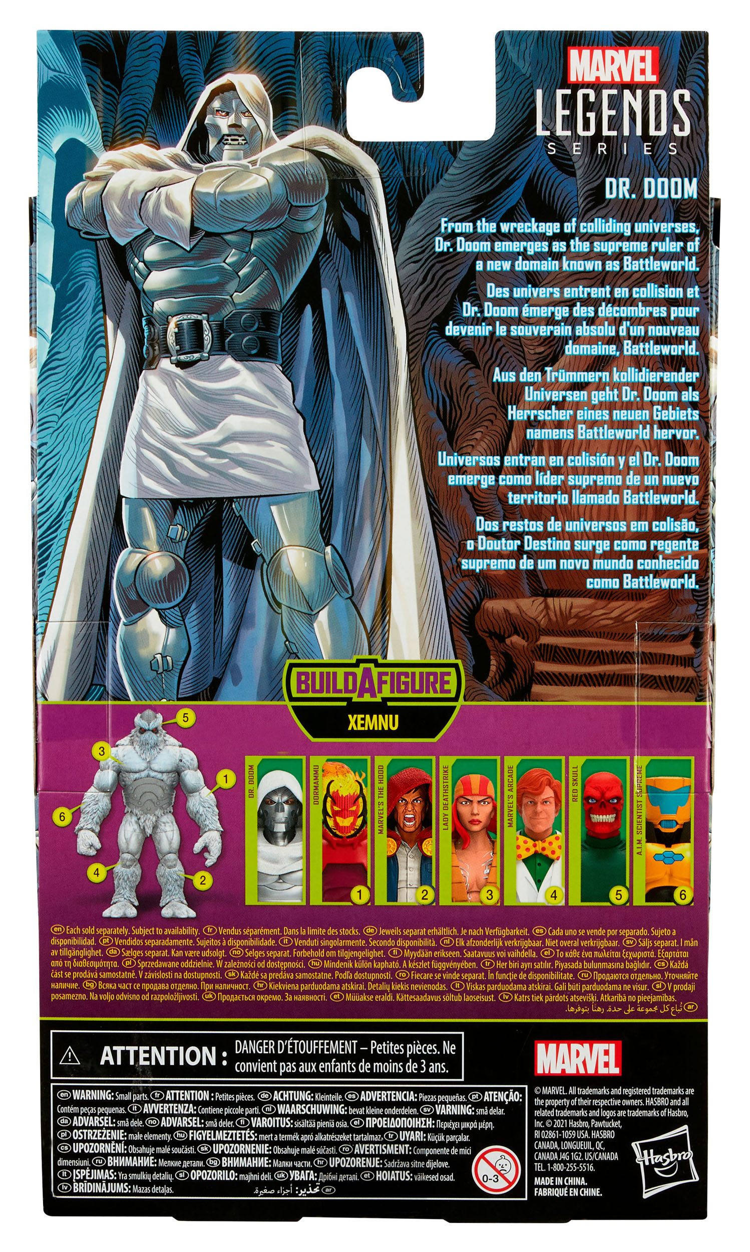 Marvel Super Villains Marvel Legends Series Actionfigur 2021 Dr. Doom 15 cm HASF2796 5010993834716