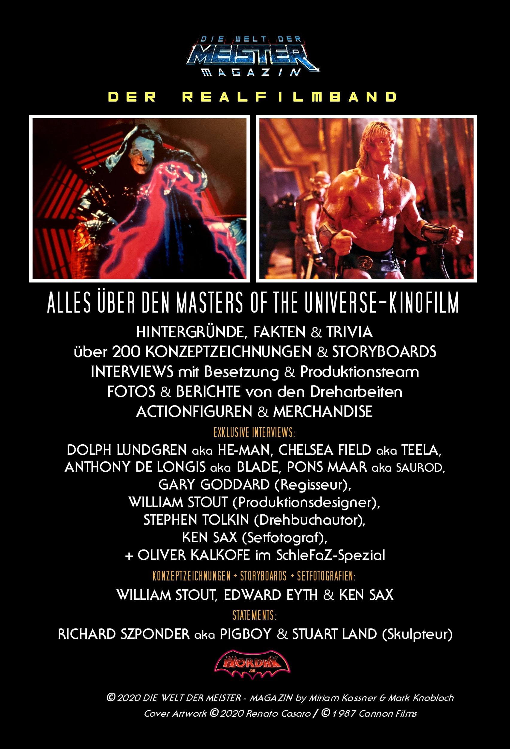 Masters of the Universe Buch Die Welt der Meister Magazin: Der Realfilmband *Deutsche Version* WDM001 45885613