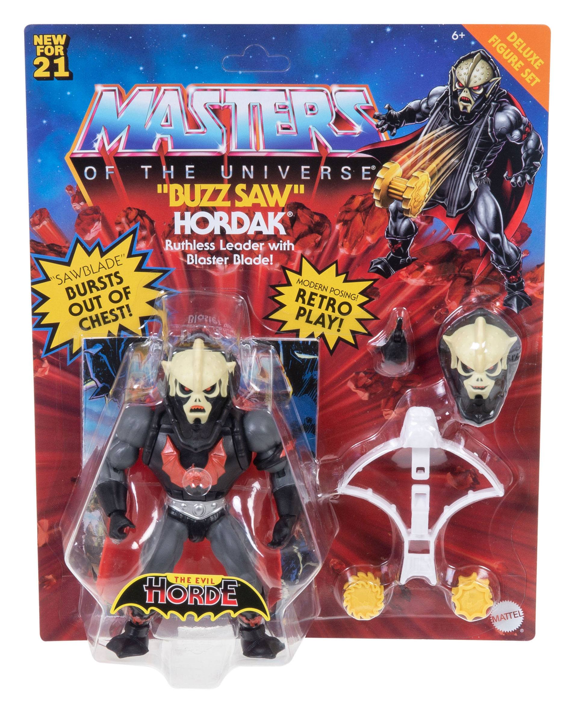 Masters of the Universe Deluxe Actionfigur 2021 Buzz Saw Hordak 14 cm (EU Karte) MATTGYY32 0887961982893