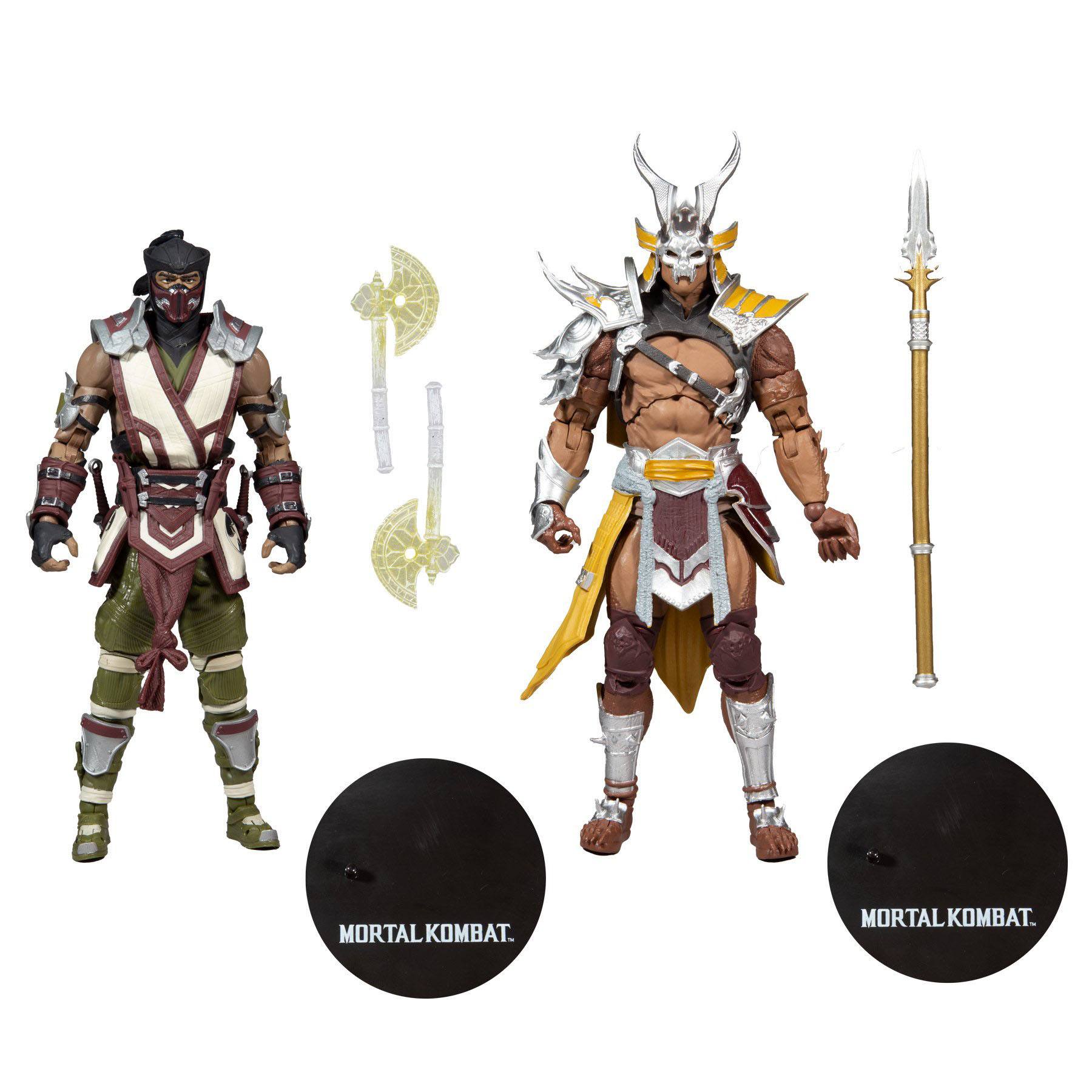 Mortal Kombat Actionfiguren Doppelpack Sub-Zero & Shao Khan 18 cm MCF11054 787926110548