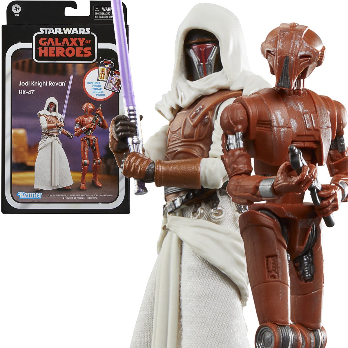 Star Wars The Vintage Collection Jedi Knight Revan and HK-47 3 3/4-Inch Action Figures HASF8722 5010996181657