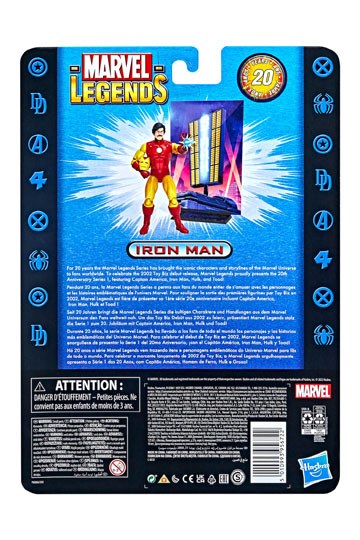 Marvel Legends 20th Anniversary Series 1 Actionfigur 2022 Iron Man 15 cm F34635L0 5010993956722