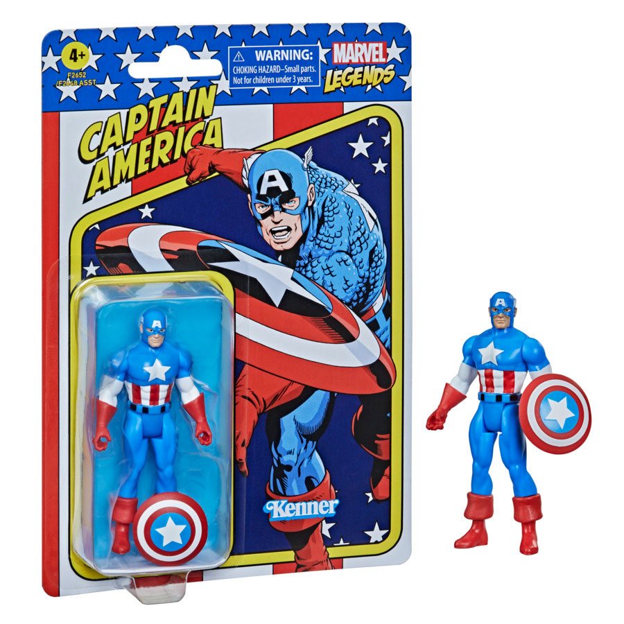 Marvel Legends 3.75-inch Retro 375 Collection Captain America  5010993842513