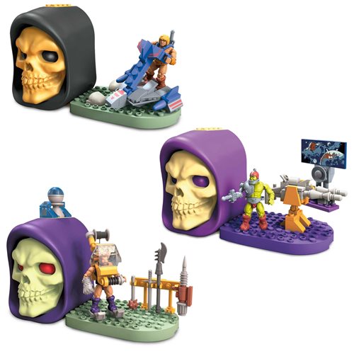Mega Construx Masters of the Universe Skeletor Skull Case 3er Set (Wave 1) MTGWJ74A 