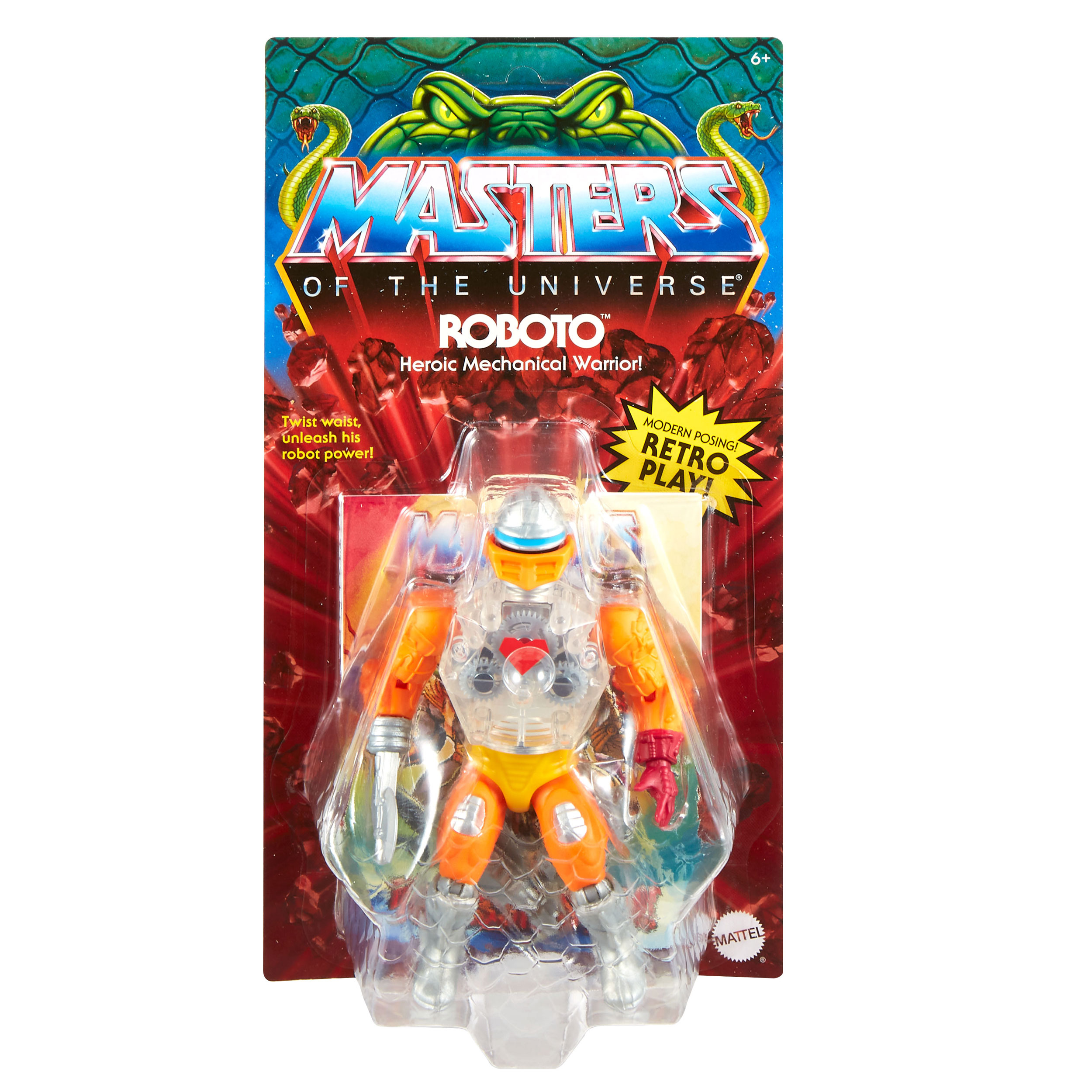 Masters of the Universe Origins Actionfigur Roboto 14 cm MATTHKM69 0194735104079