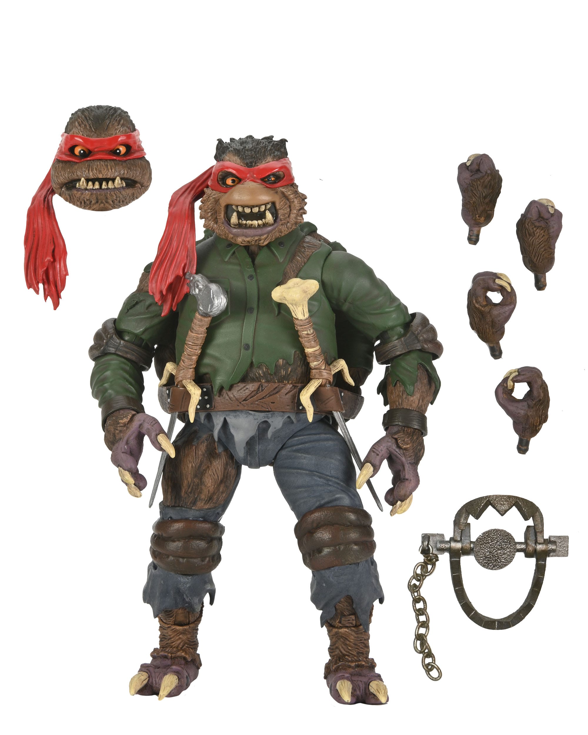 Universal Monsters x Teenage Mutant Ninja Turtles Actionfigur Ultimate Raphael as The Wolfman 18 cm NECA54300 634482543009