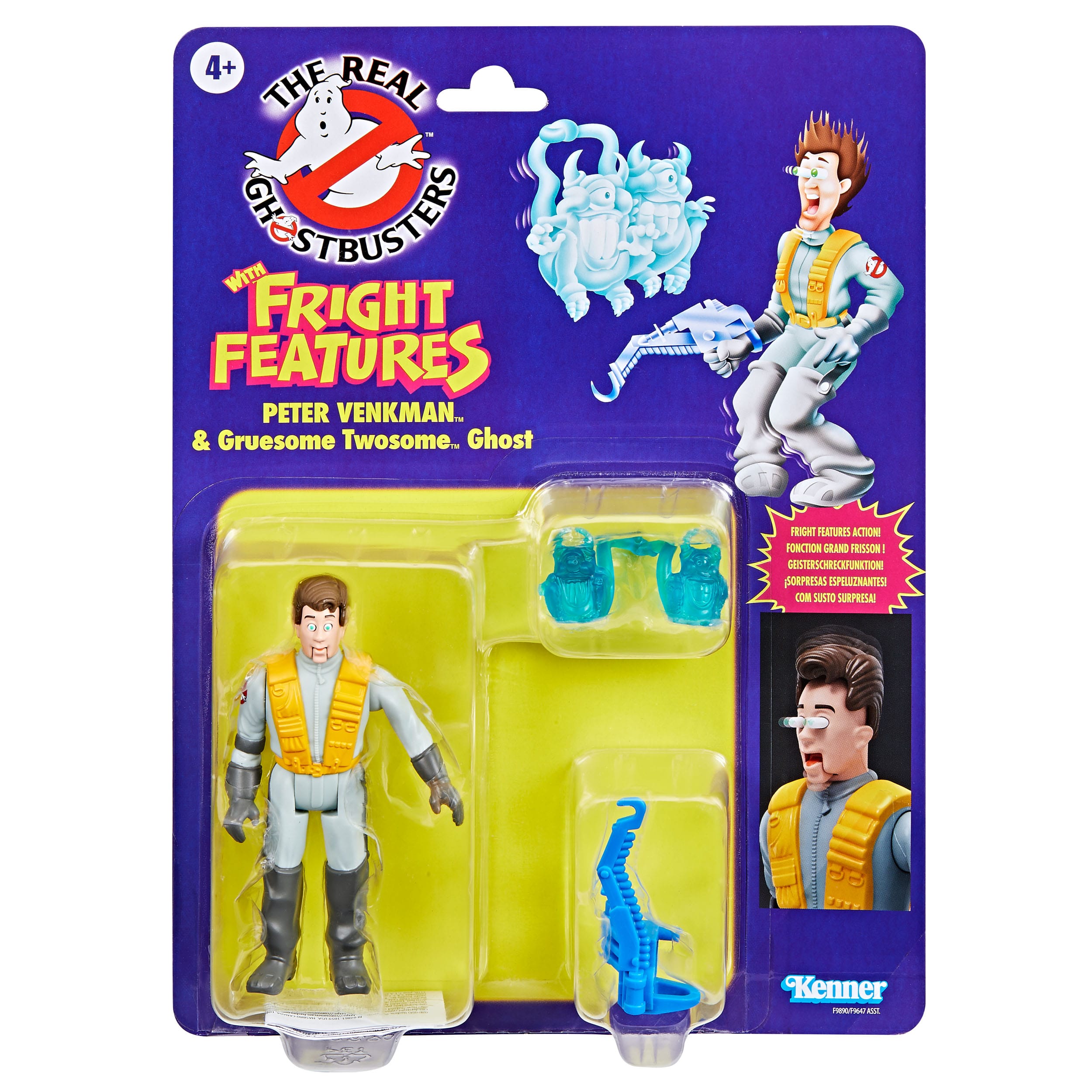 The Real Ghostbusters Kenner Classics Actionfigur Peter Venkman & Gruesome Twosome Ghost HASF9890 5010996219480