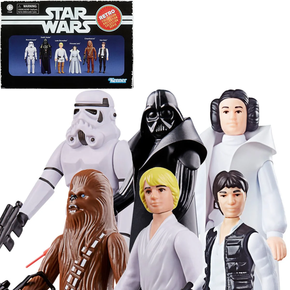 Star Wars The Retro Collection Action Figures Set of 6 HSF7648 5010994167295