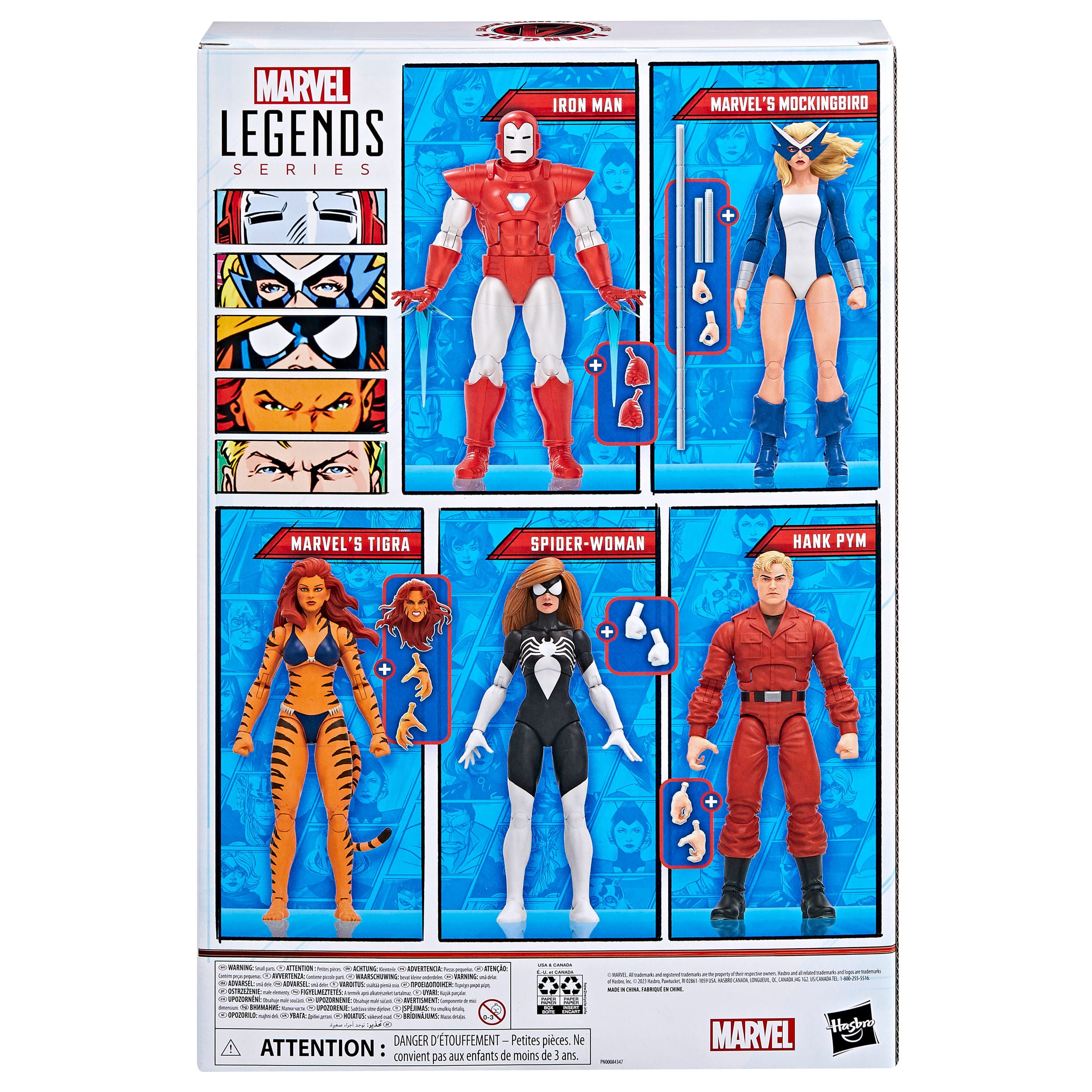 Marvel Legends Actionfiguren 5er-Pack The West Coast Avengers Exclusive 15 cm HASF7053 05010996178299