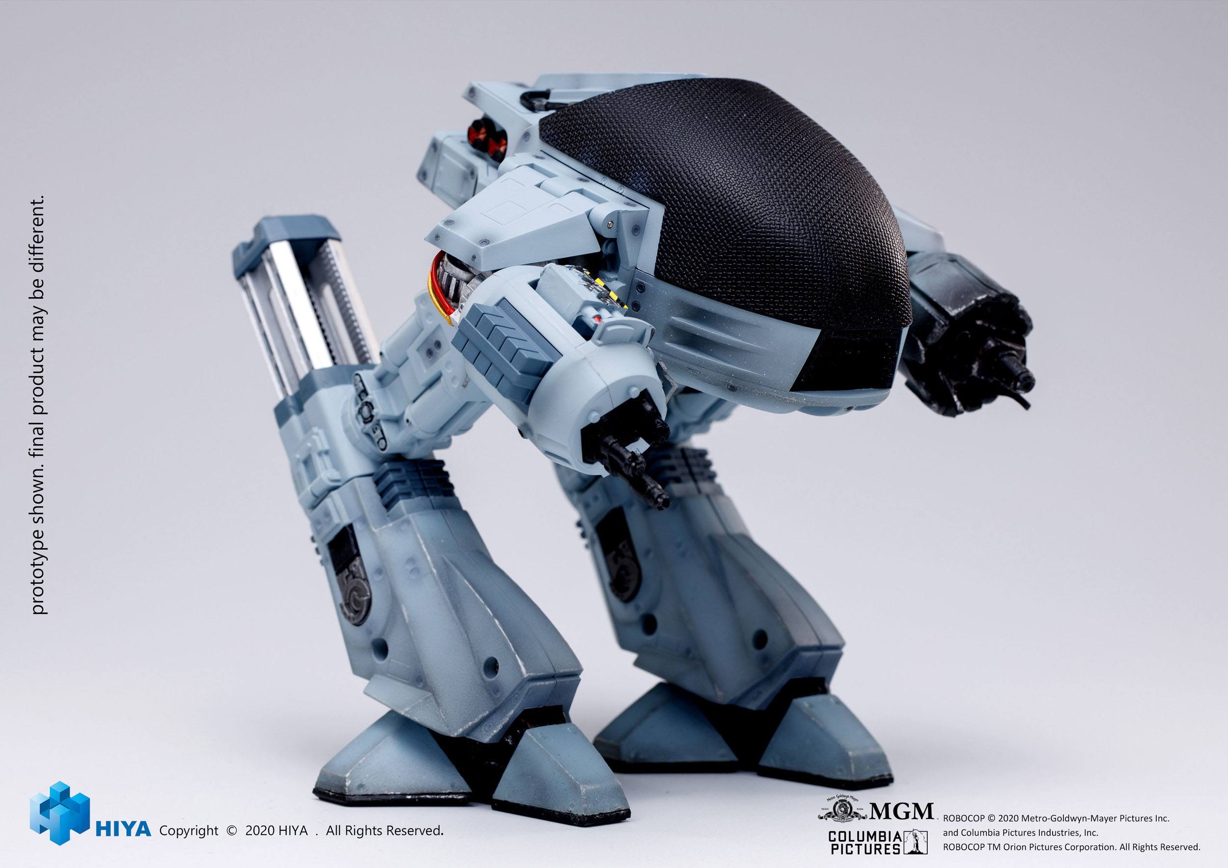 Robocop Exquisite Mini Actionfigur mit Sound 1/18 Battle Damaged ED209 15 cm HIYALR0078 6957534200786