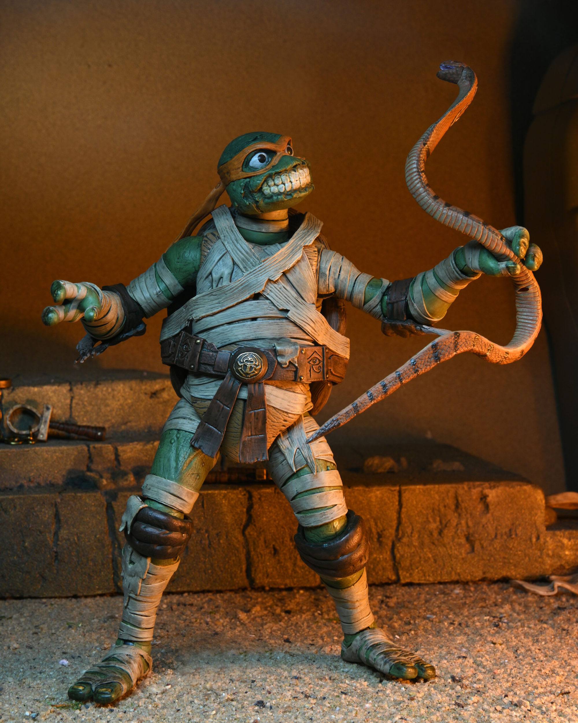 Universal Monsters x Teenage Mutant Ninja Turtles Actionfigur Ultimate Michelangelo as The Mummy 18 cm NECA54187 634482541876