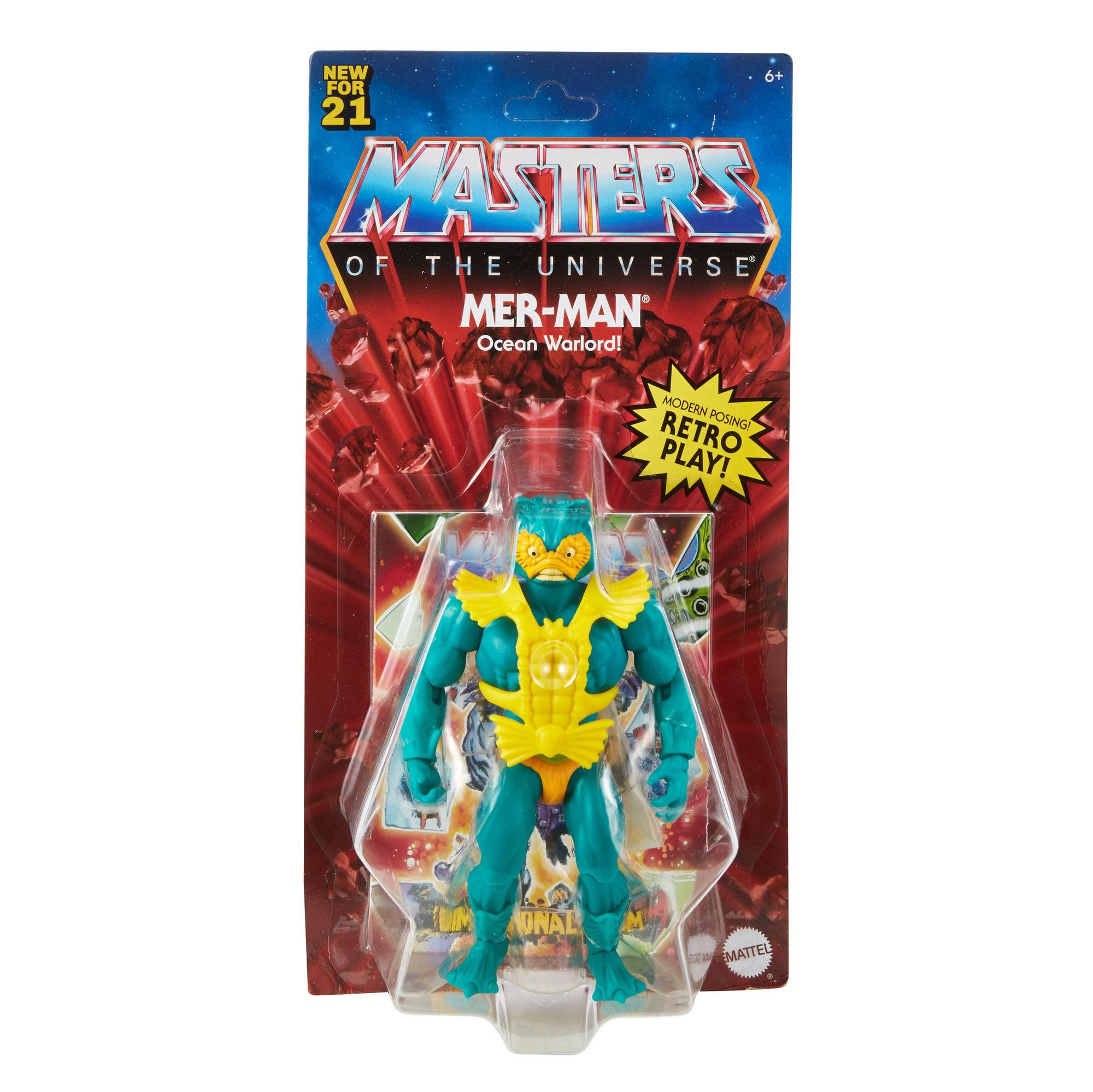Masters of the Universe Origins Actionfigur 2021 Mer-Man 14 cm MATTGRX01 887961913408      
