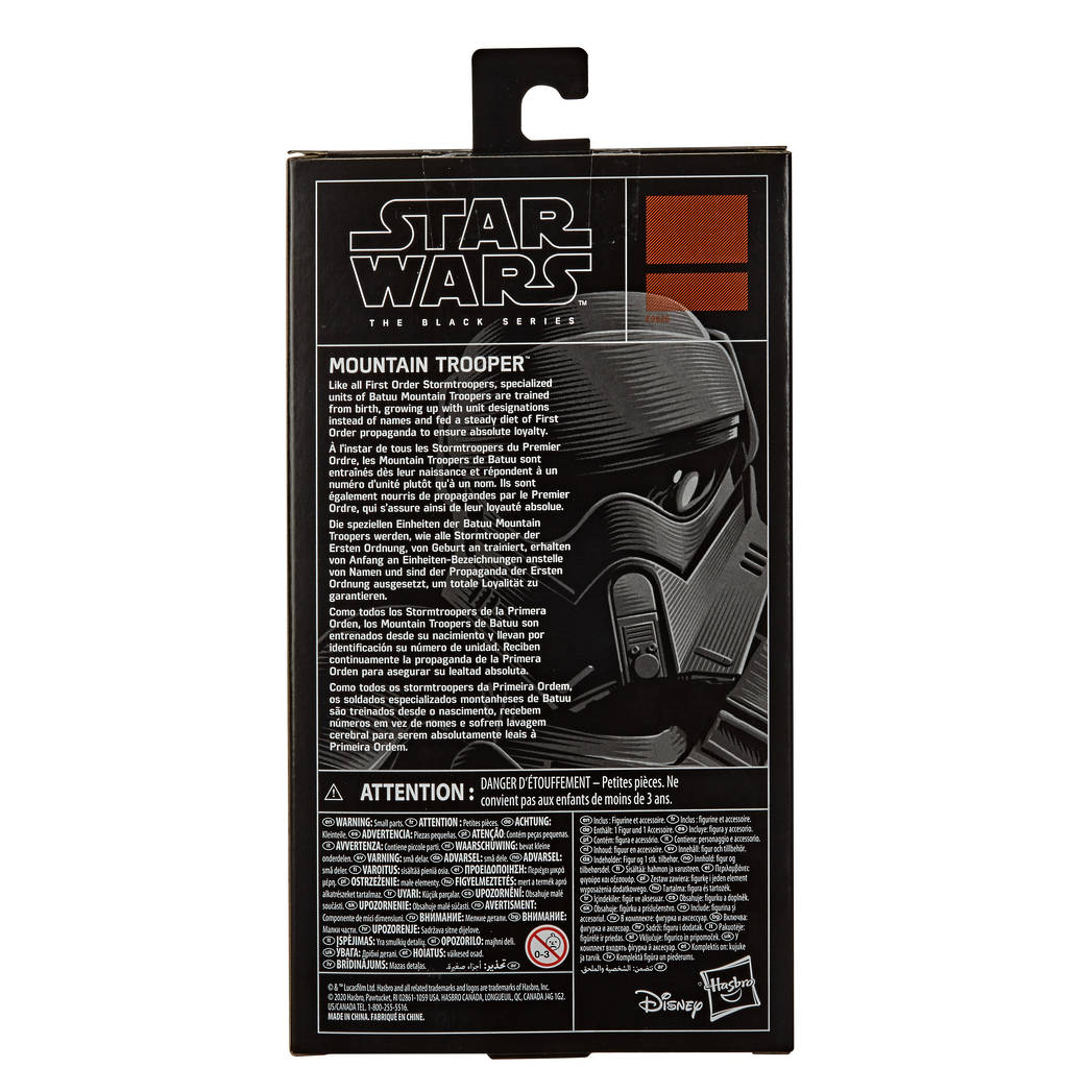 Star Wars Galaxy's Edge Black Series Actionfigur 2020 Mountain Trooper E96265L00 5010993750276
