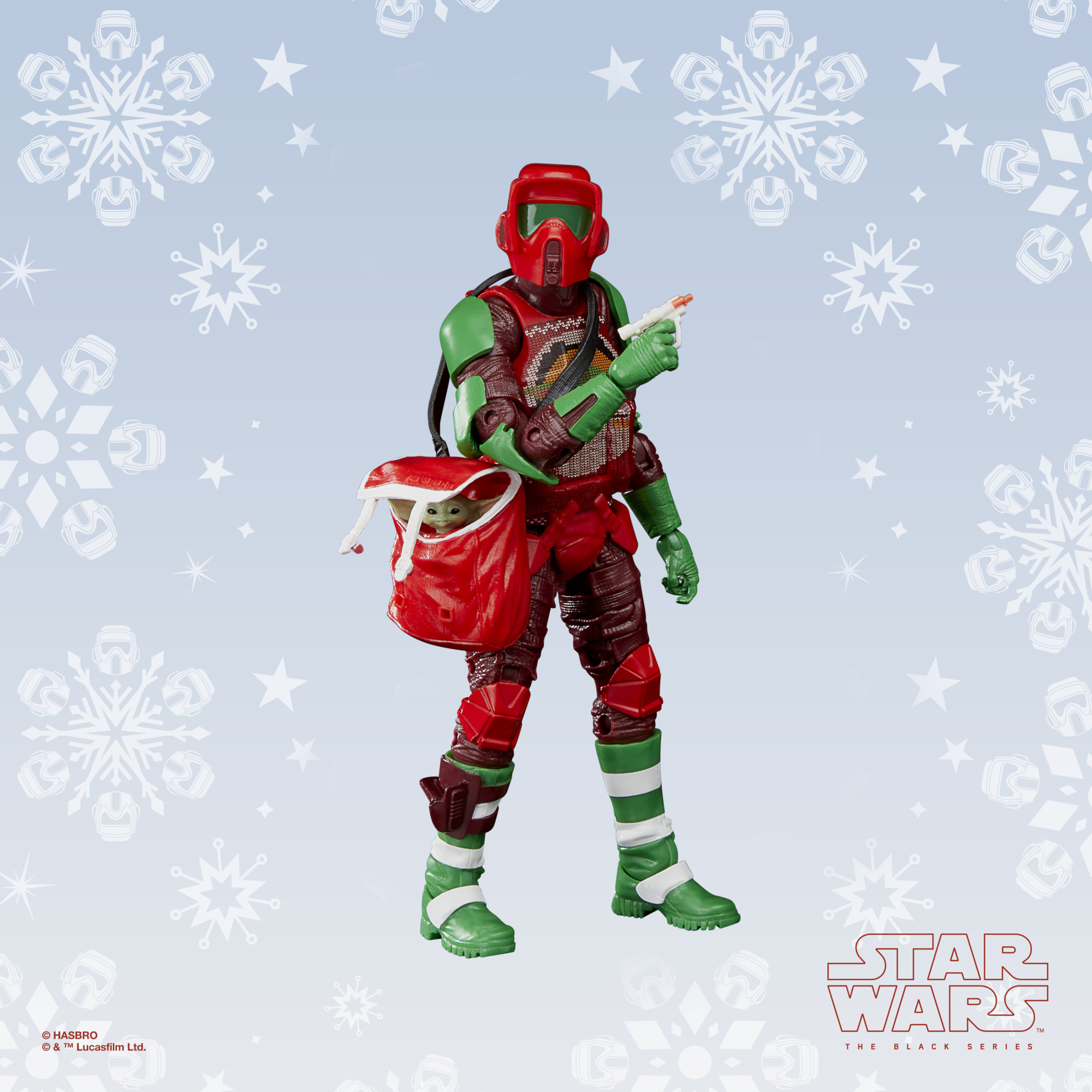Star Wars The Black Series Scout Trooper (Holiday Edition) F53075L0 5010993953943