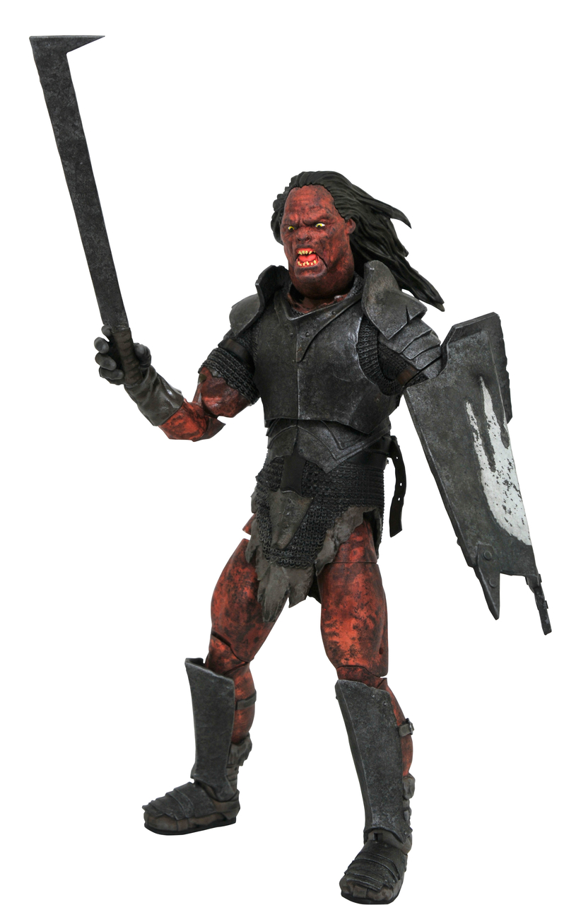 Lord of the Rings Select Actionfigur 18 cm Uruk-Hai Orc  699788840863
