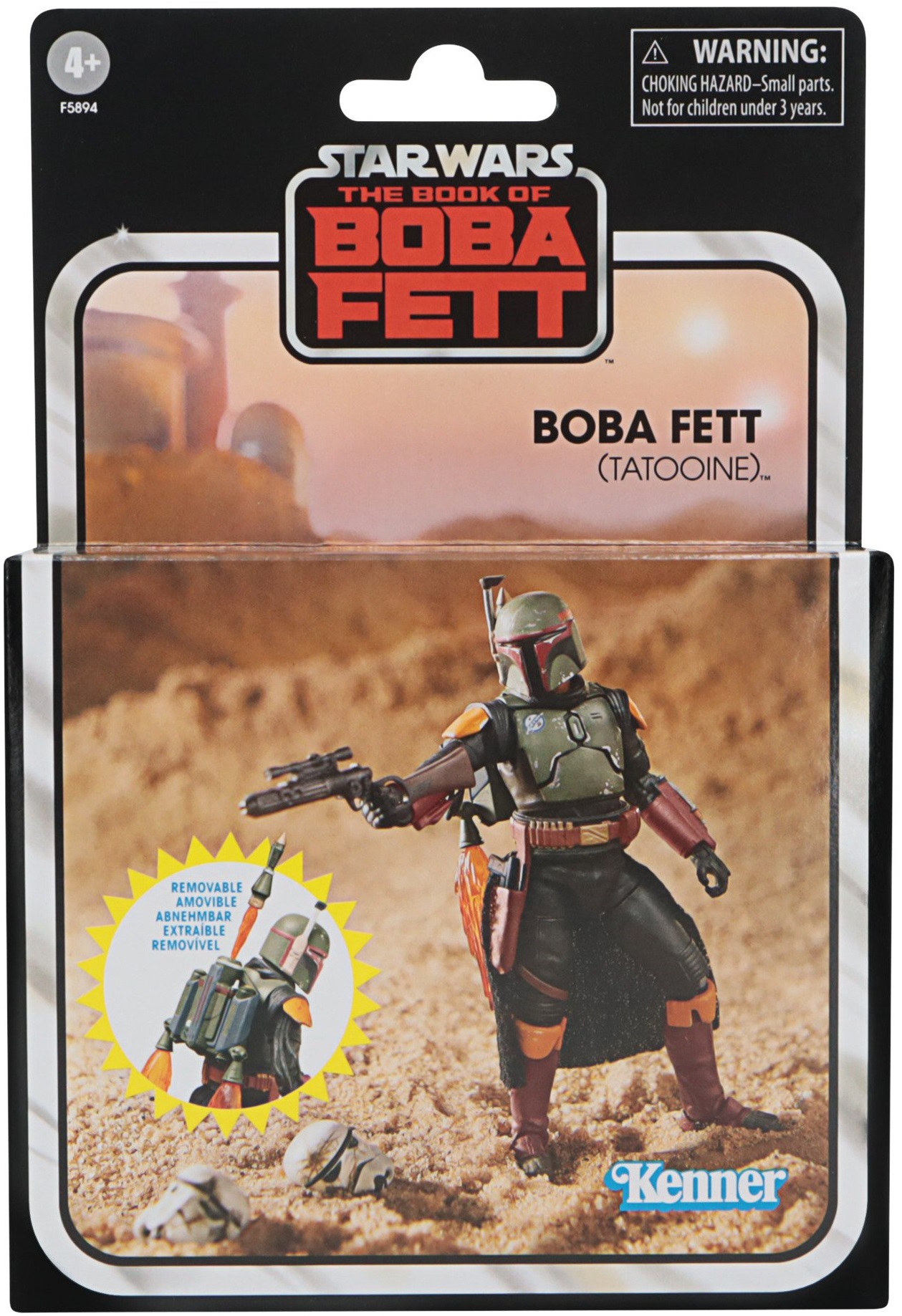 Star Wars: The Book of Boba Fett Vintage Collection Actionfigur 2022 Boba Fett (Tatooine) 10 cm F58945L0 5010994126377