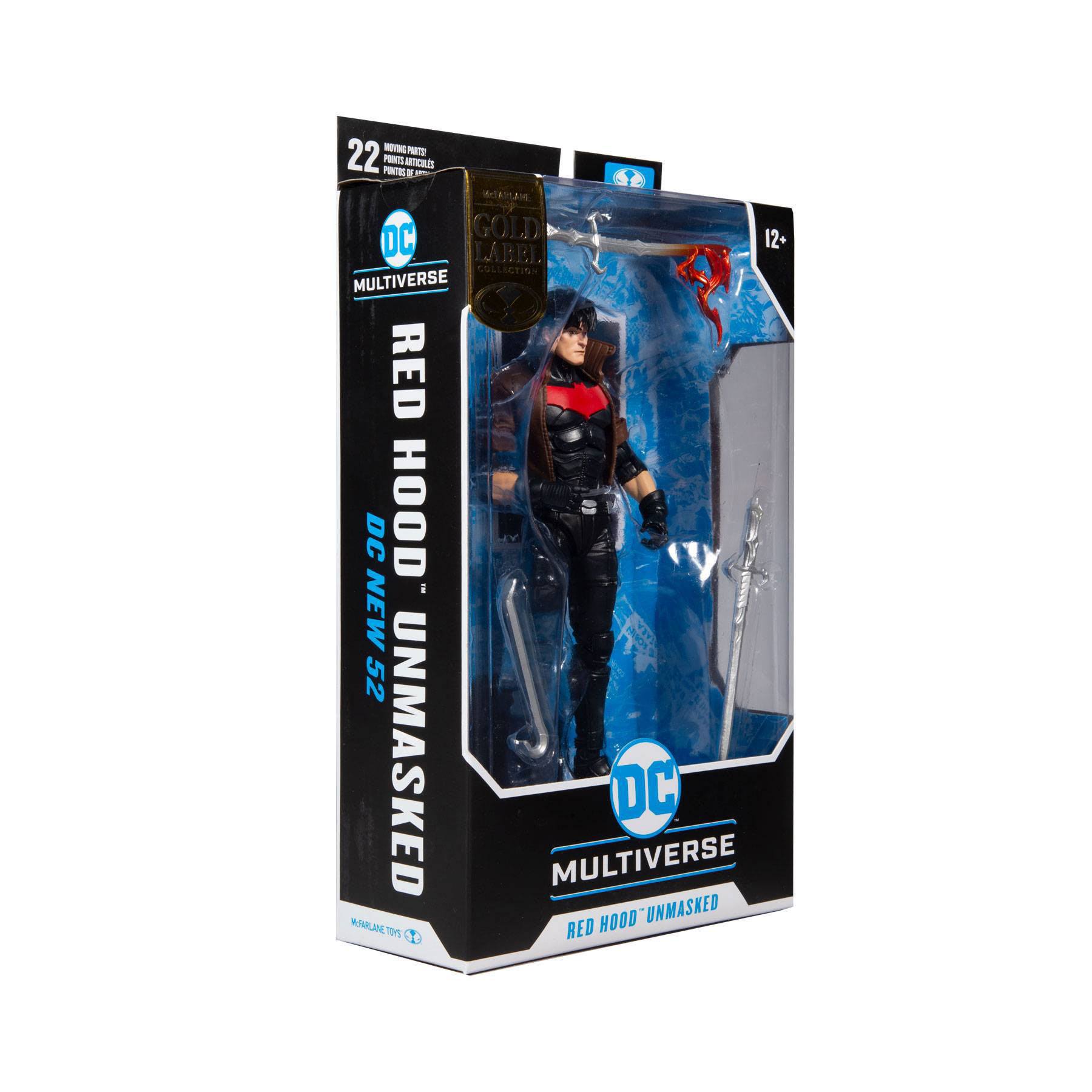 The New 52 DC Multiverse Actionfigur Red Hood Unmasked (Gold Label) 18 cm MCF15170 787926151701