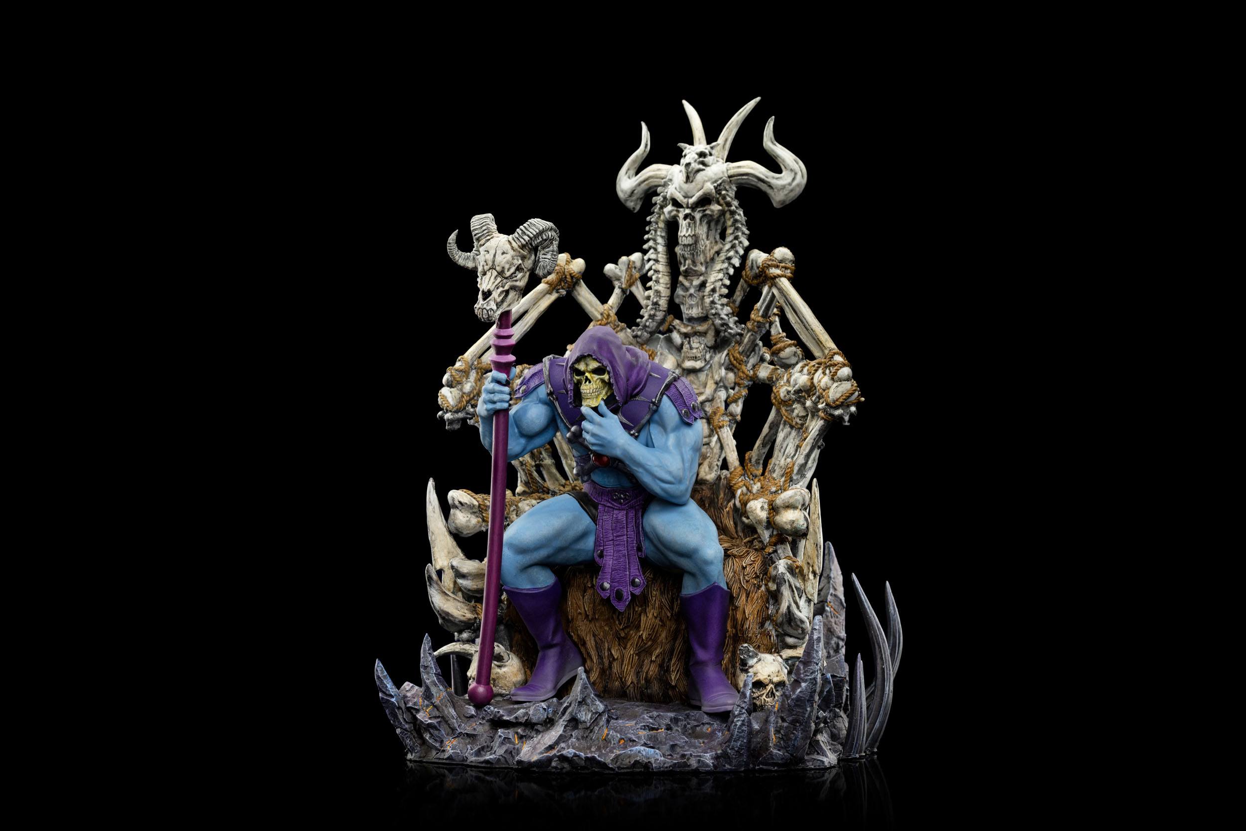 Masters of the Universe Art Scale Deluxe Statue 1/10 Skeletor on Throne Deluxe 29 cm IS95031 618231950317