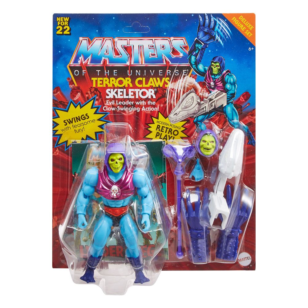 Masters of the Universe Origins Deluxe Actionfigur 2022 Terror Claws Skeletor 14 cm (EU Karte) MATTHDT23 194735030880