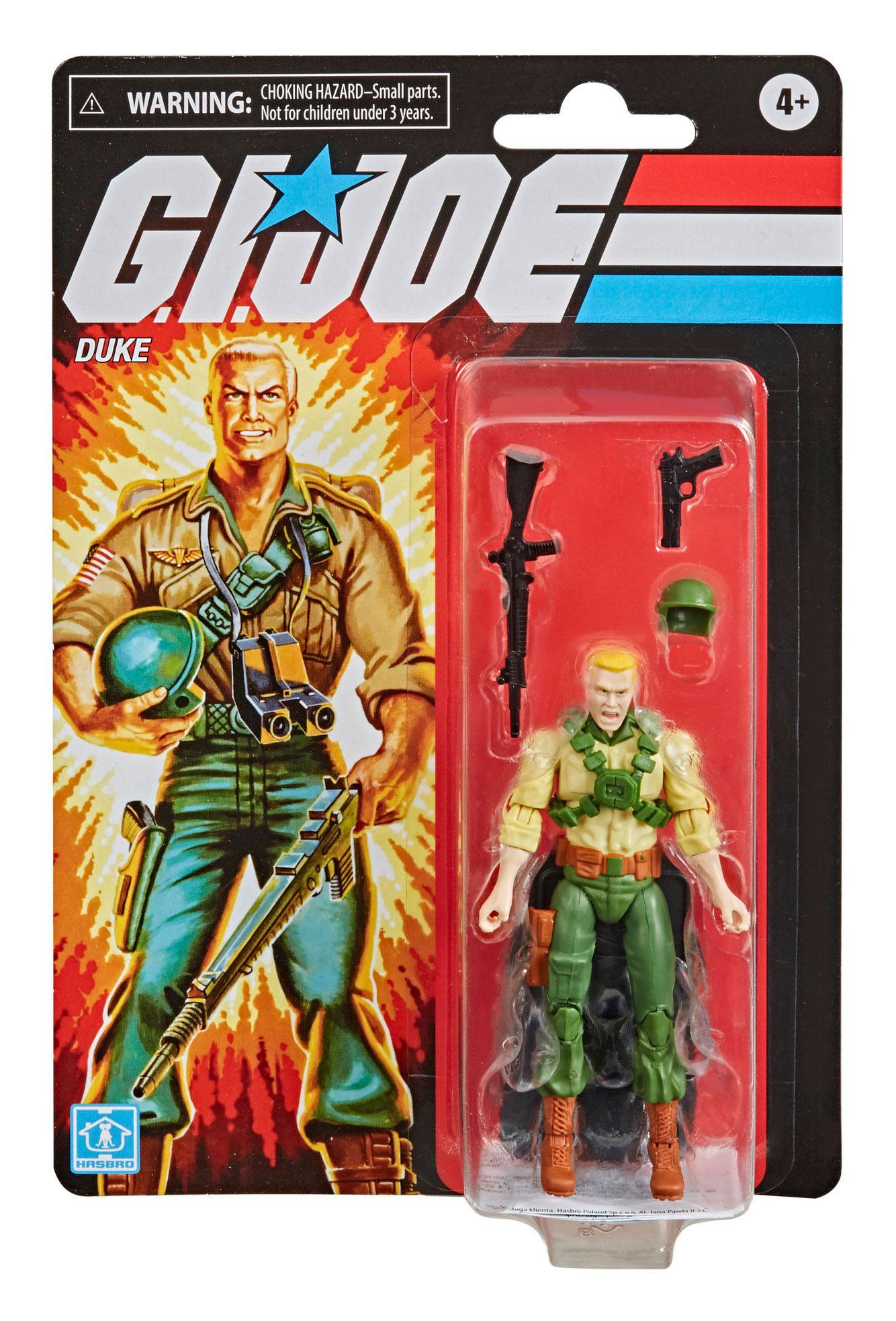 G.I. Joe RETRO Series Action Figure Duke  9,5 cm F10035L00 5010993797356