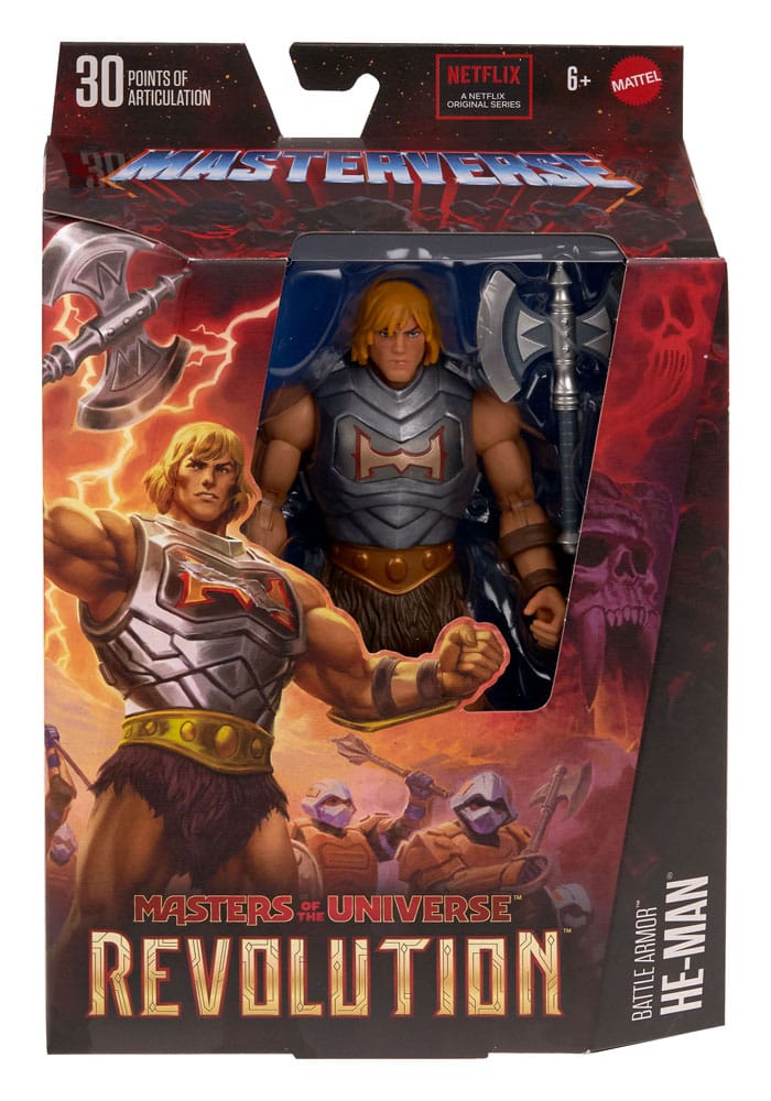 Masters of the Universe: Revolution Masterverse Actionfigur Battle Armor He-Man 18 cm MATTHYC49 194735243631