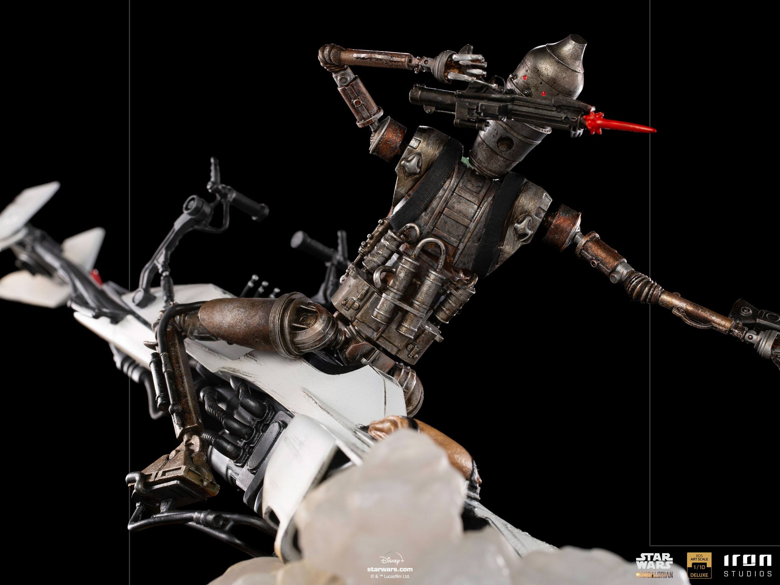 Star Wars The Mandalorian Deluxe Art Scale Statue 1/10 IG-11 & The Child 20 cm  LUCSWR47021-10 609963128235