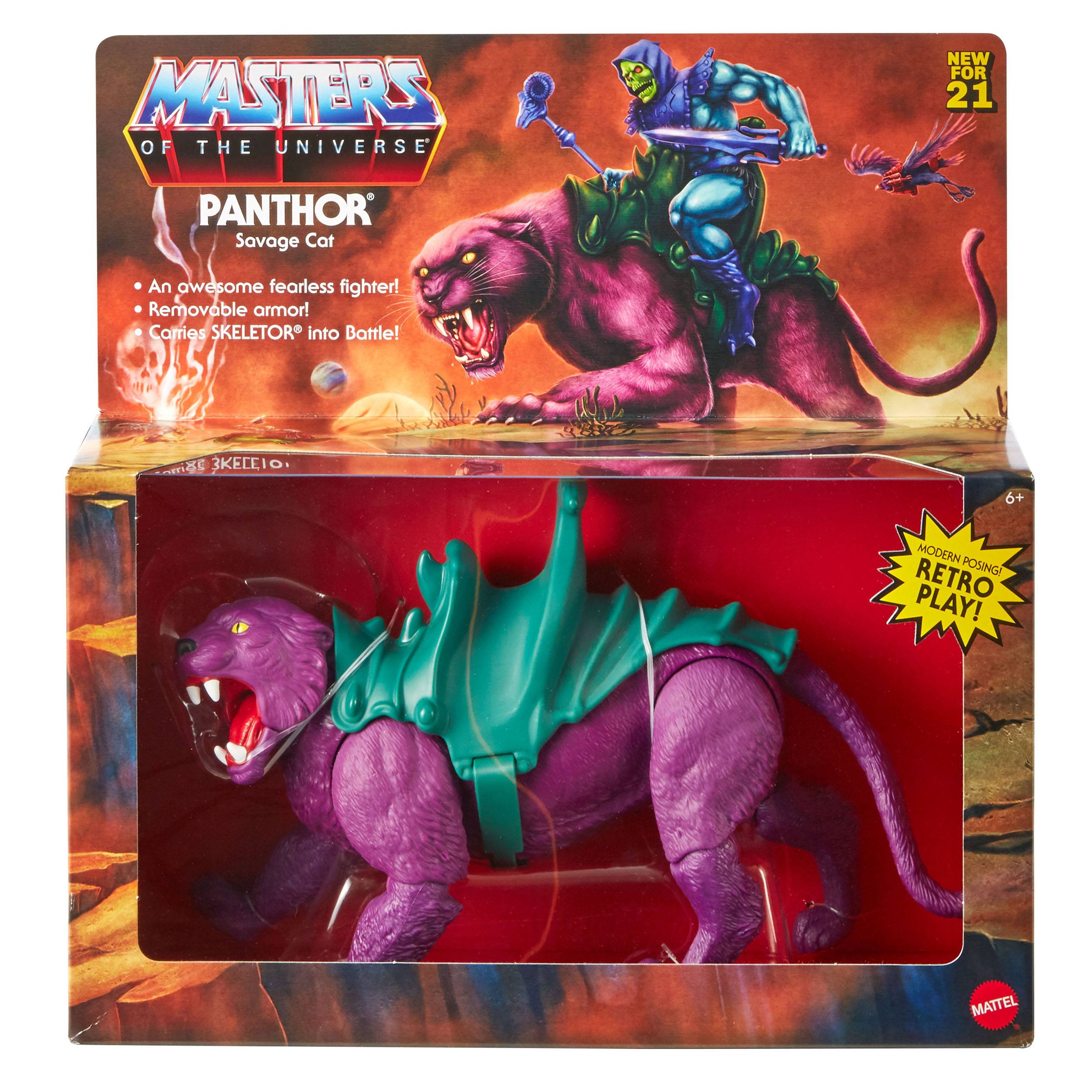 Masters of the Universe Origins Actionfigur 2021 Panthor 14 cm (EU Karte) 887961930849        MATTGVN49