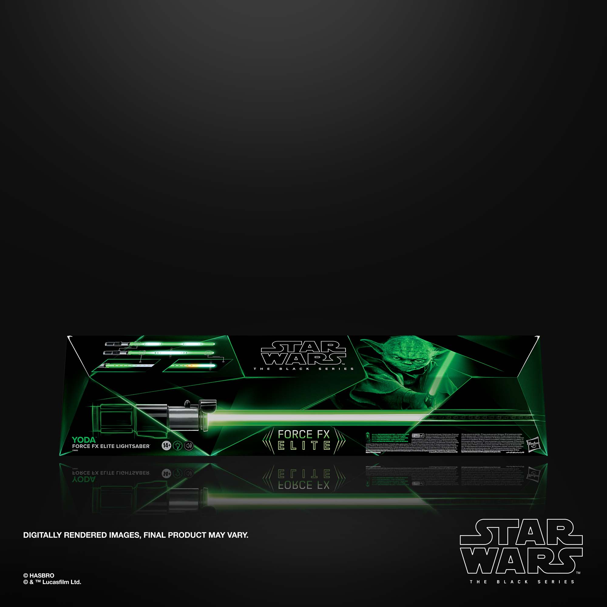 Star Wars The Black Series Yoda Force FX Elite Electronic Lightsaber HSF8683 5010996197276