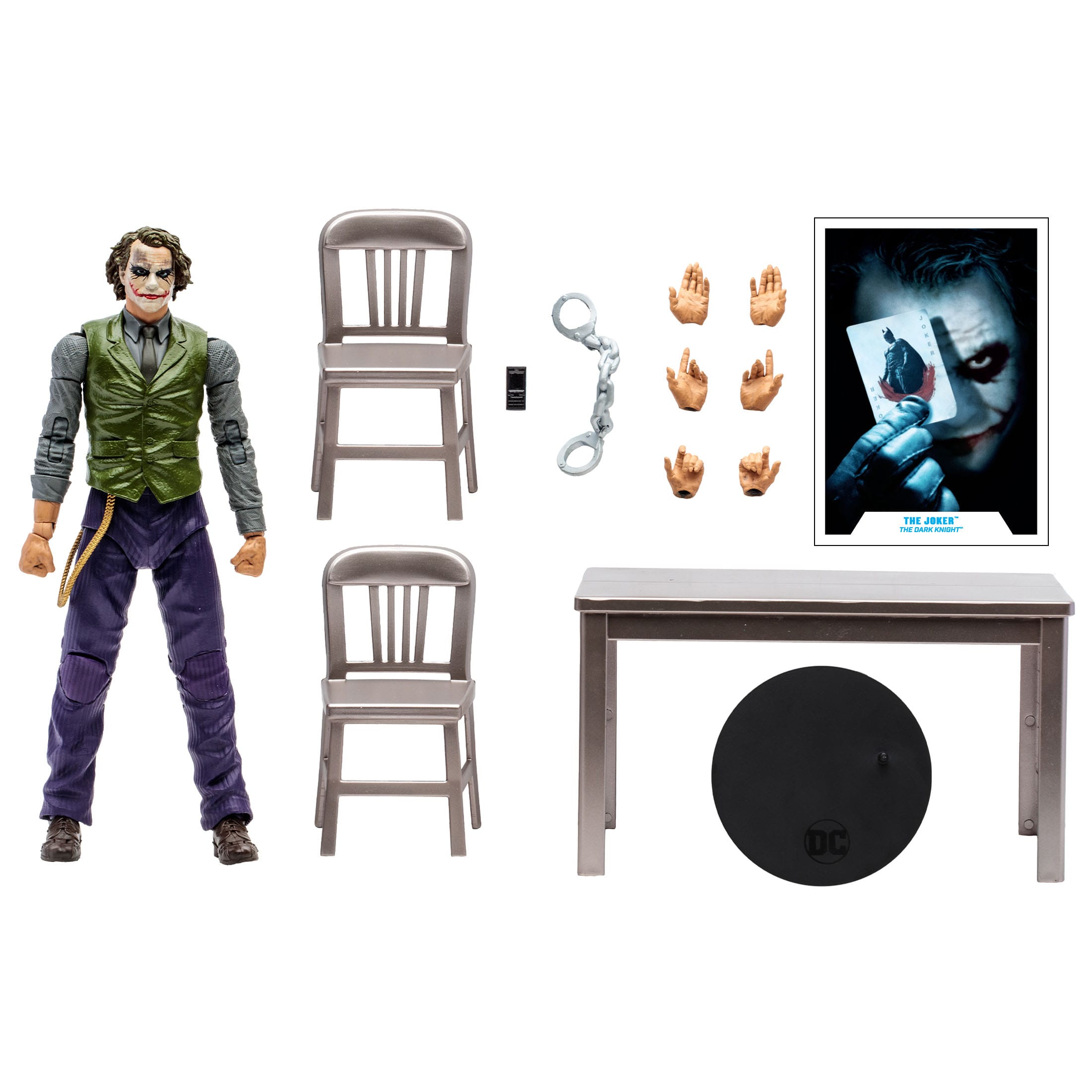 DC Multiverse Actionfigur The Joker (Jail Cell Variant) (The Dark Knight) (Gold Label) 18 cm MCF15399 787926153996