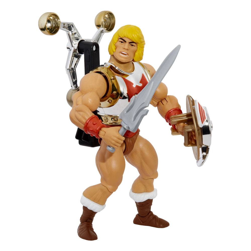 Masters of the Universe Origins Deluxe Actionfigur 2022 Flying Fists He-Man 14 cm (US Karte) MATTHDT22 0194735030910