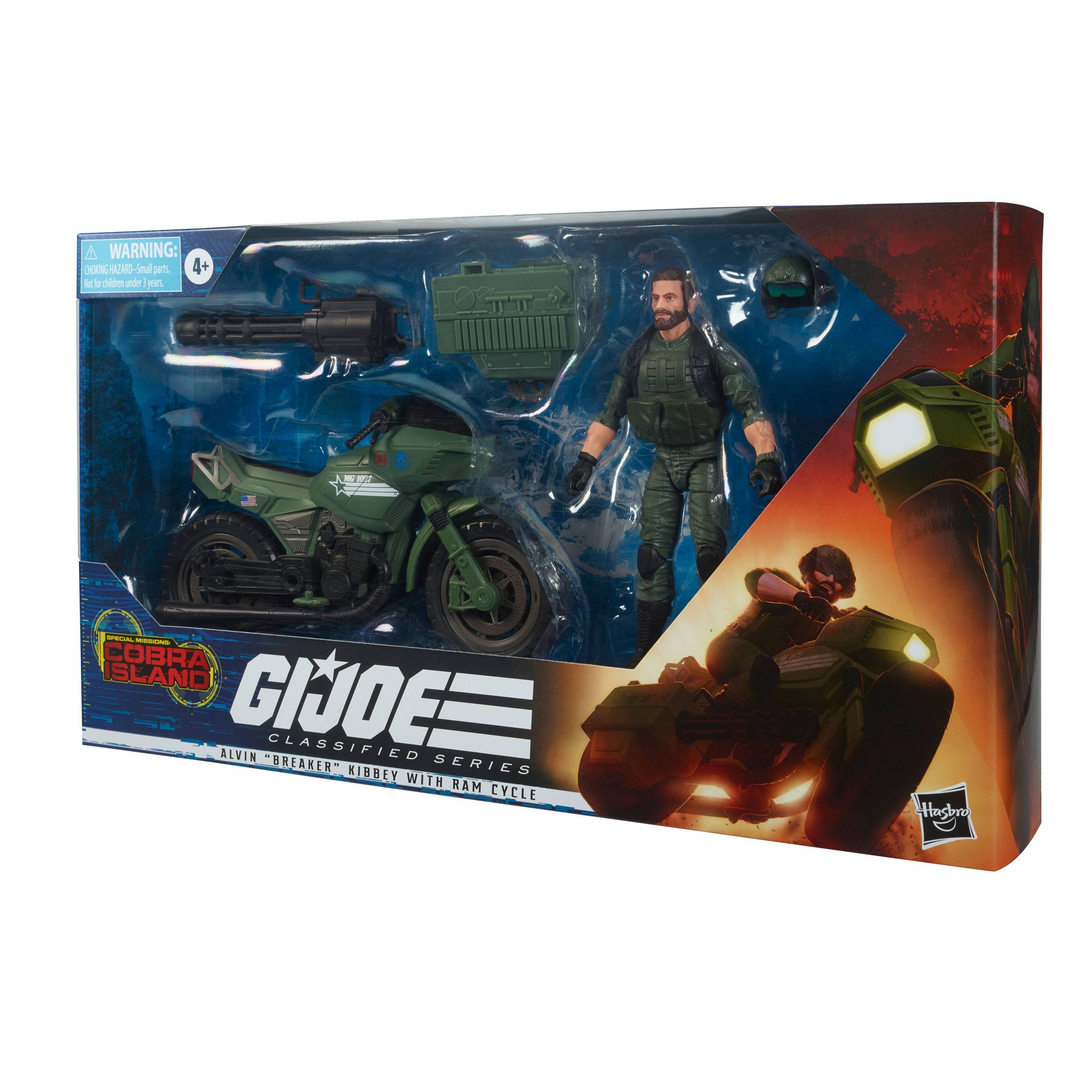 G.I. Joe Classified Series Cobra Island Actionfigur 2021 Alvin Breaker Kibbey with Ram Cycle 15 cm F07625L00 5010993836475