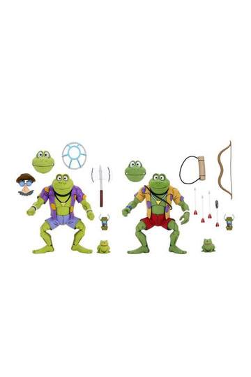Teenage Mutant Ninja Turtles Actionfiguren Doppelpack Genghis & Rasputin Frog 18 cm NECA54173 634482541739