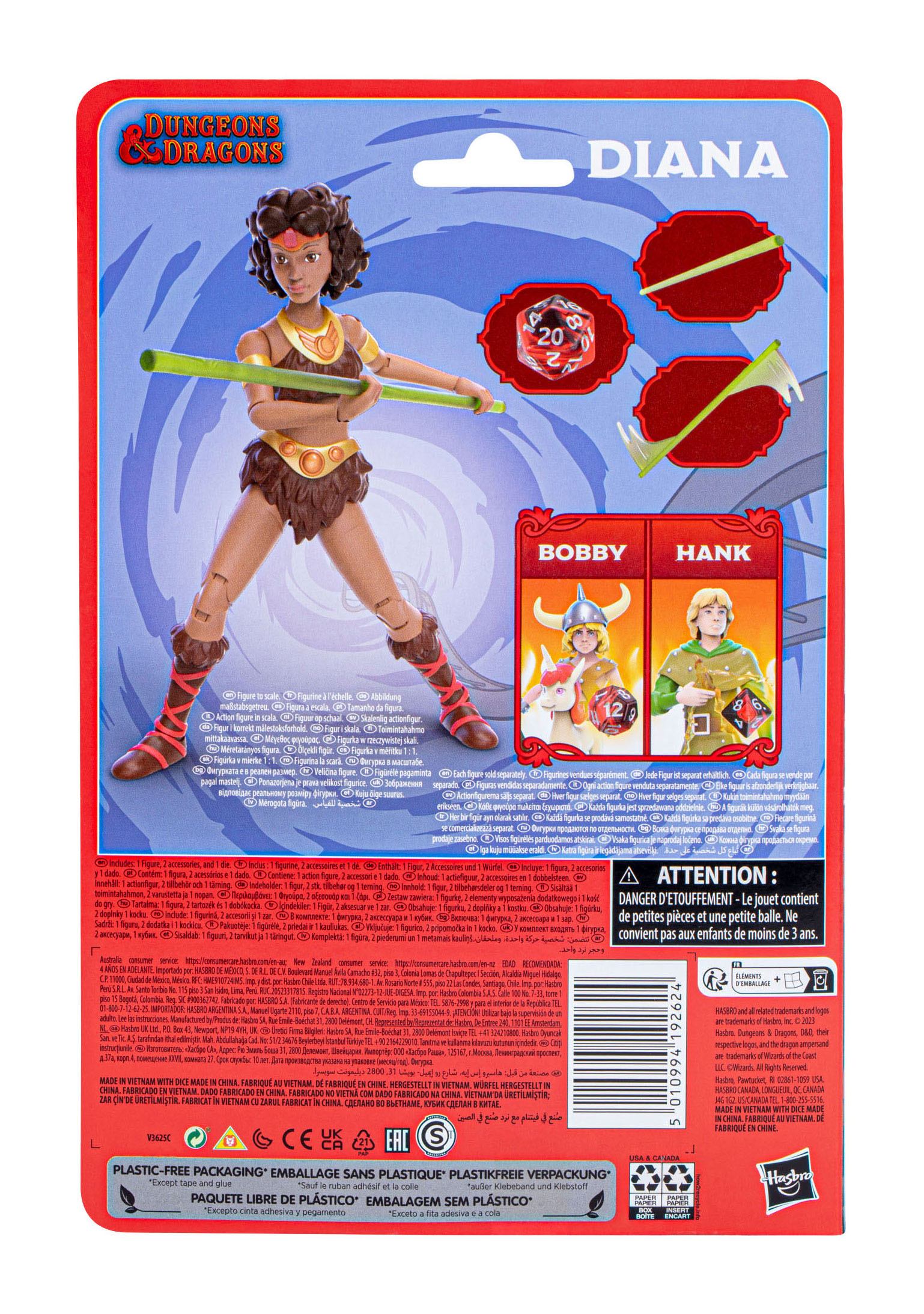 Dungeons & Dragons (Im Land der fantastischen Drachen) Actionfigur Diana 15 cm HASF4883 5010994192624